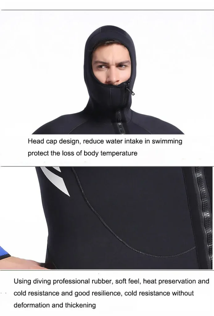 2 pieces set wetsuit