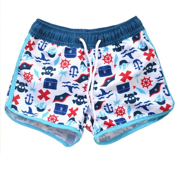 boy board short with cutted waist