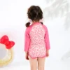 front zipper girl rash guard
