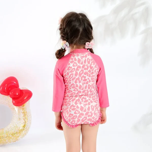 front zipper girl rash guard