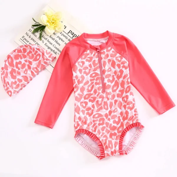 front zipper girl rash guard