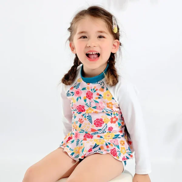 long sleeve girl swimsuit