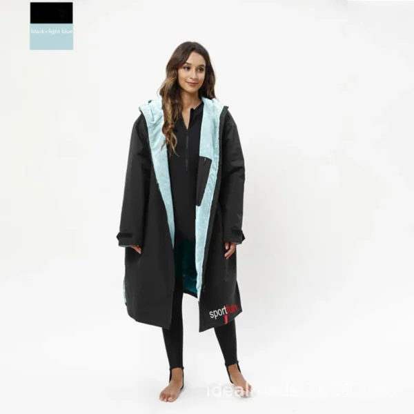 long sleeve windproof changing robe