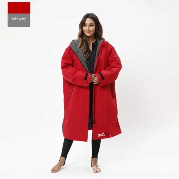 long sleeve windproof changing robe