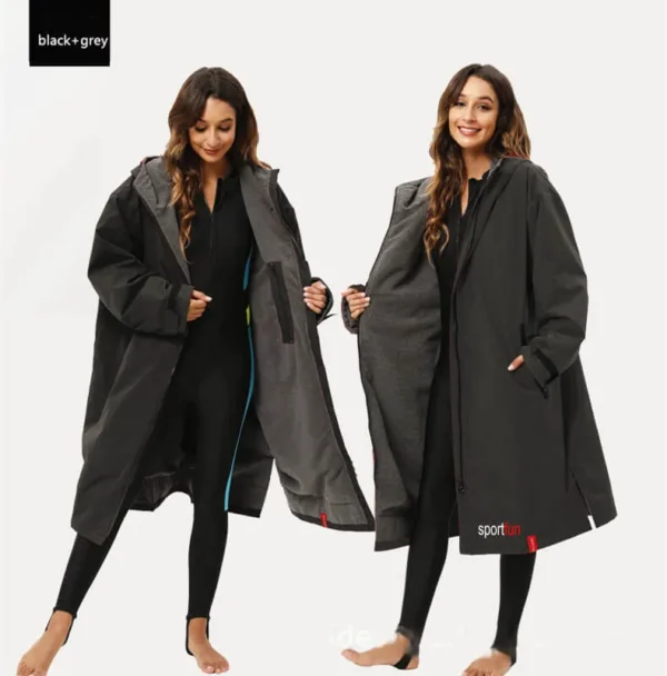 long sleeve windproof changing robe