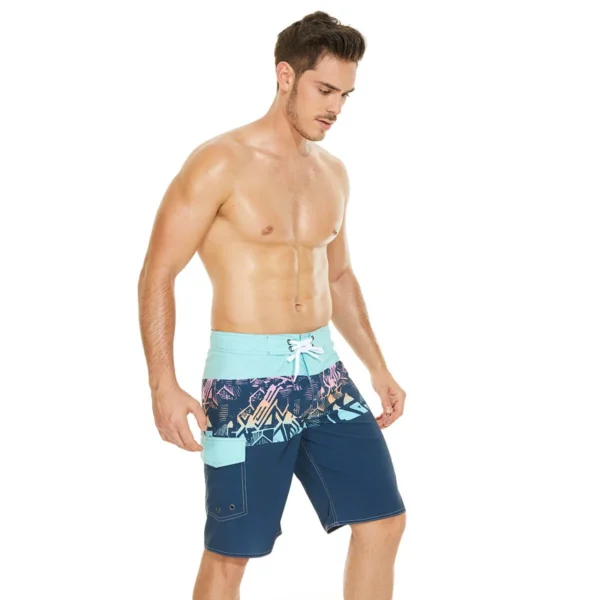 plain & print mix men boardshort