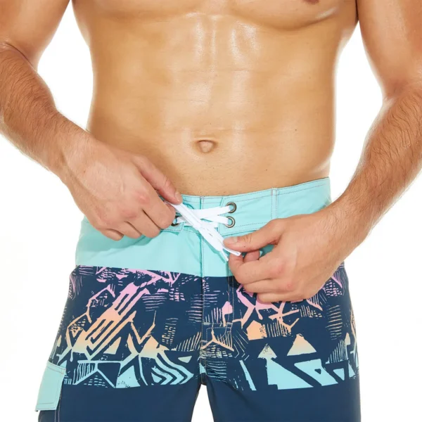 plain & print mix men boardshort