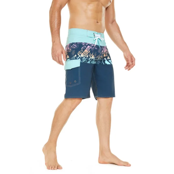 plain & print mix men boardshort