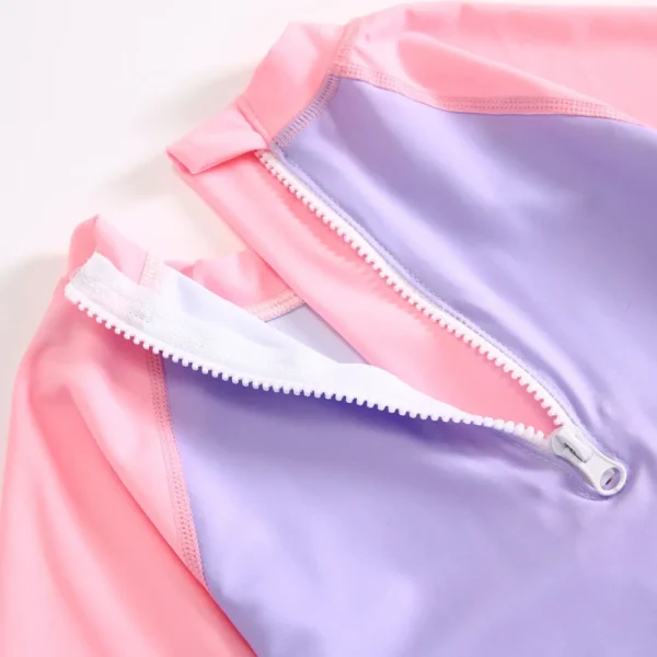 short sleeve girl swimsuit
