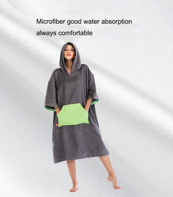 terry beach changing robe