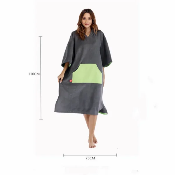terry beach changing robe