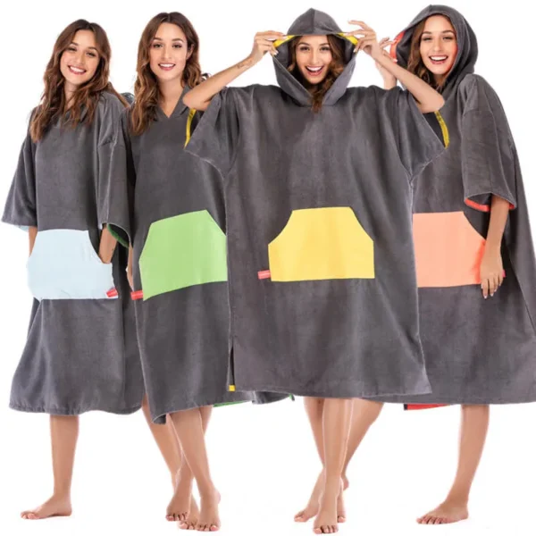 terry beach changing robe