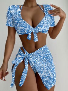 4 piece bikini set women swimwear