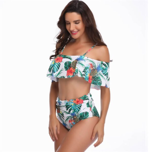 ruffle bikini set women swimwear/frill bikini set women swimwear
