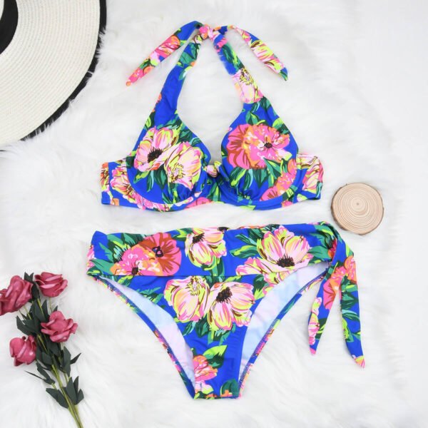 halter bikini set women swimwear