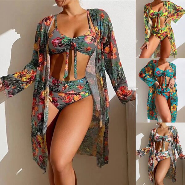 kimonobikini set women swimwear
