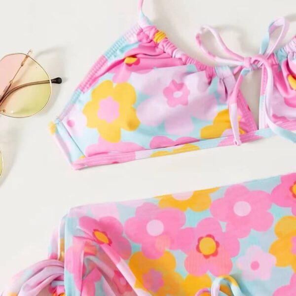 sarong bikini set women swimwear