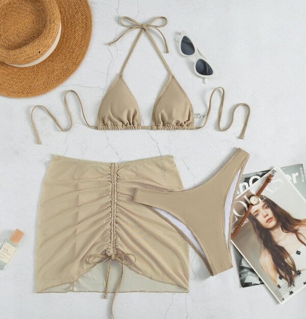 bikini skirt set women swimwear