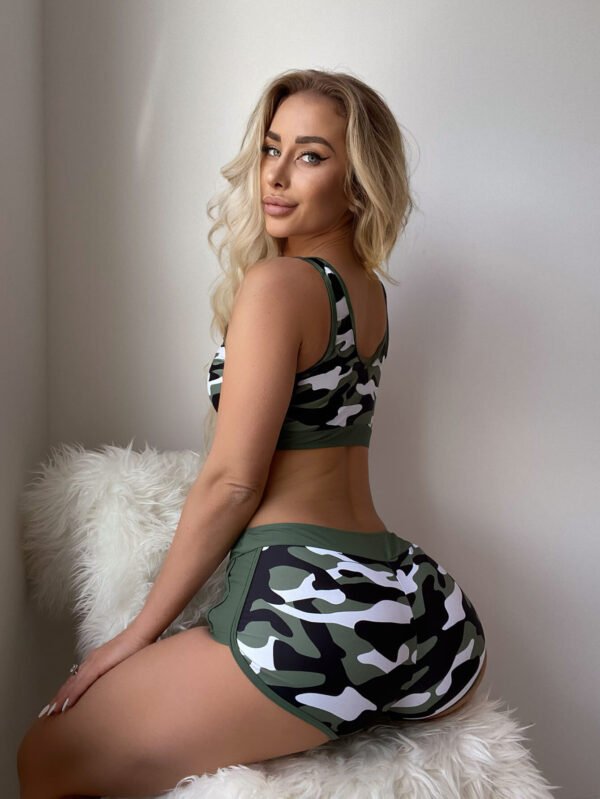 camo bikini set women swimwearcamo