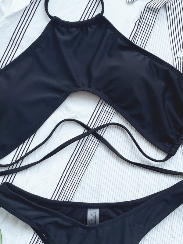 underboob bikini set women swimwear