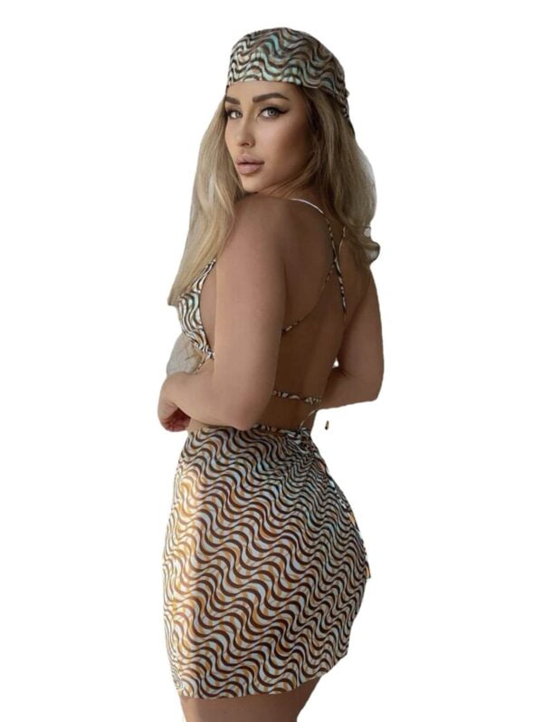 bikini set women swimwear with head scarf