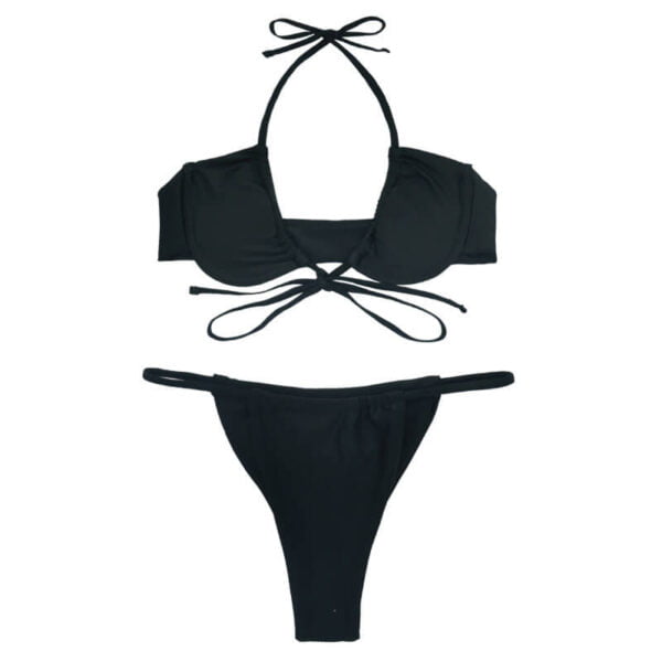 underwire bikini set women swimwear
