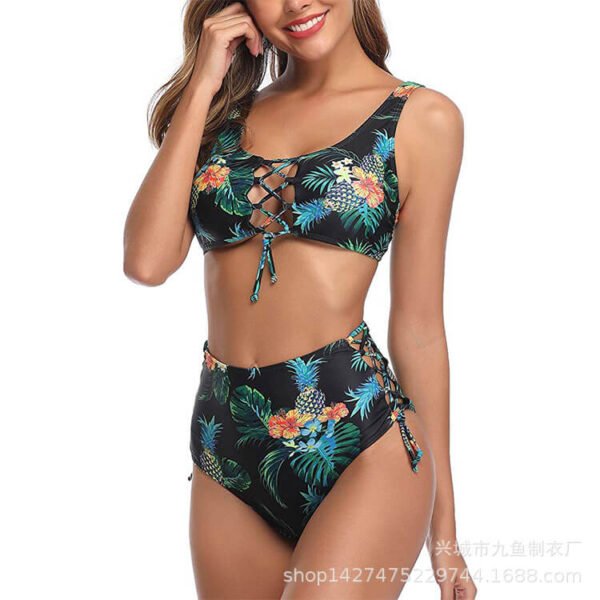 tropical bikini set women swimwear