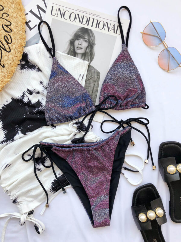 triangle bikini set women swimwear