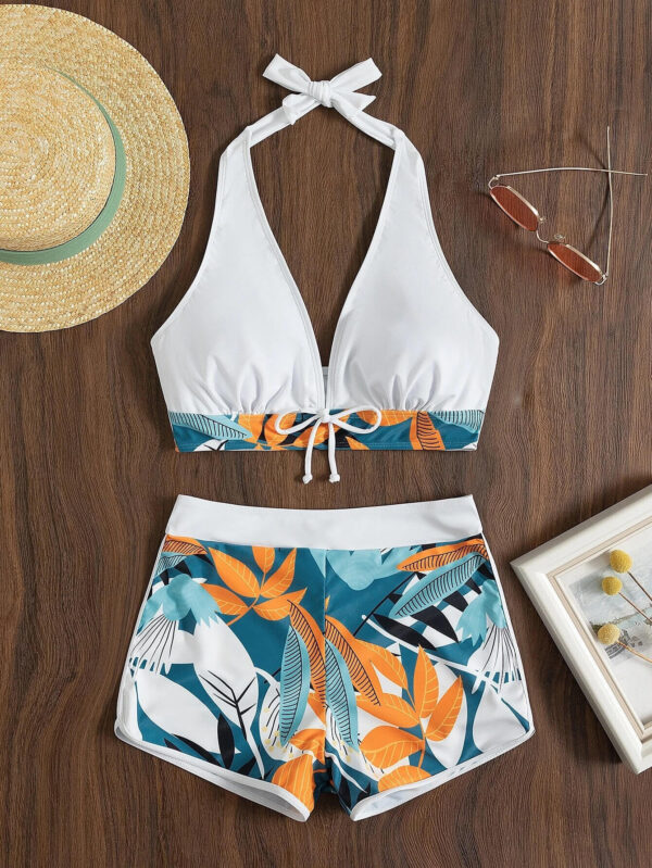 short bikini set women swimwear