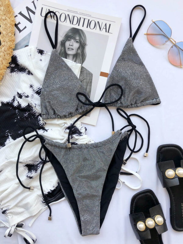 triangle bikini set women swimwear