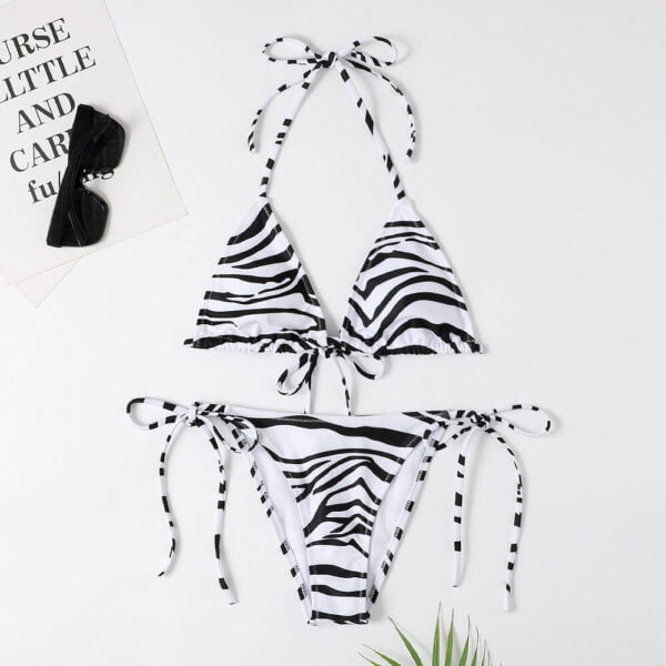 zebra bikini set women swimwear