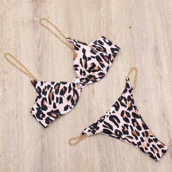cheetah/ animal bikini set women swimwear