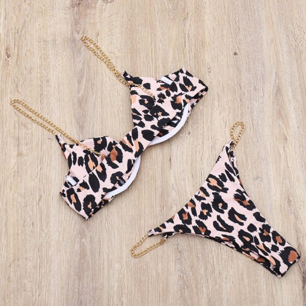cheetah/ animal bikini set women swimwear