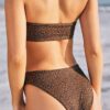 strapless bikini set women swimwear