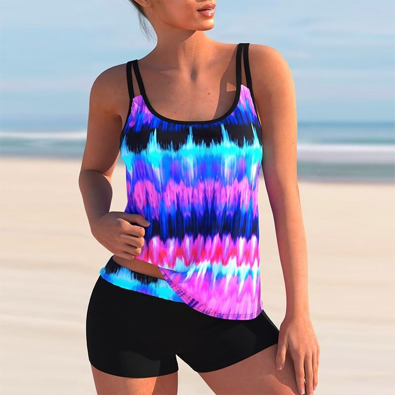 ombre tankini women swimwear