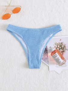 crinkle bikini bottoms women swimwear