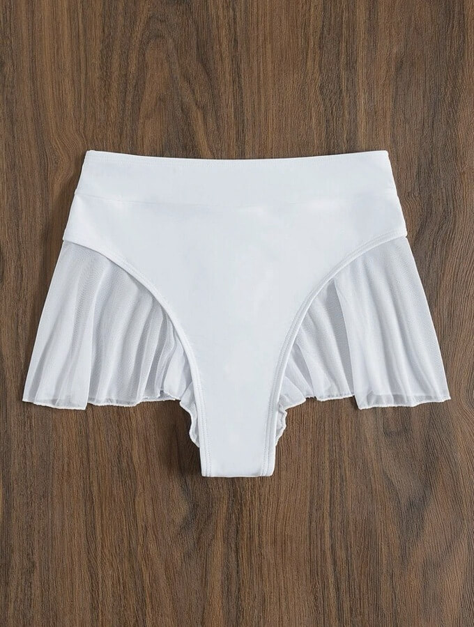 mesh bikini bottom women swimwear