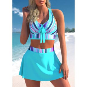 tankini with skirt women swimwear