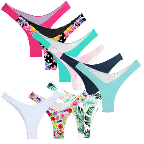 cheeky/v cut bikini bottom women swimwear
