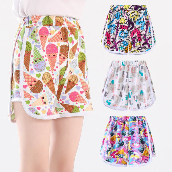 colorful girl boardshorts
