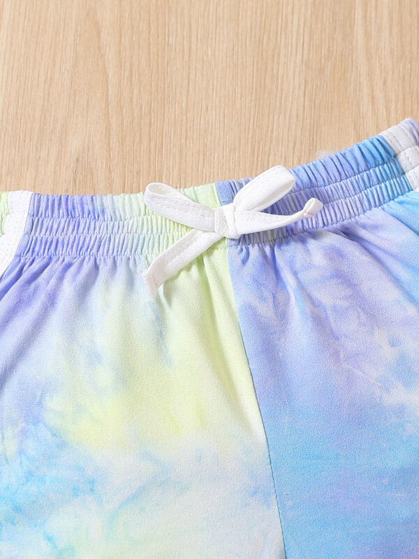 tie dye girls' shorts