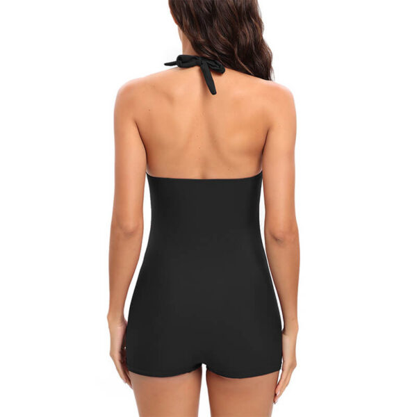 boyshort/boyleg one piece swimsuit women swimwear
