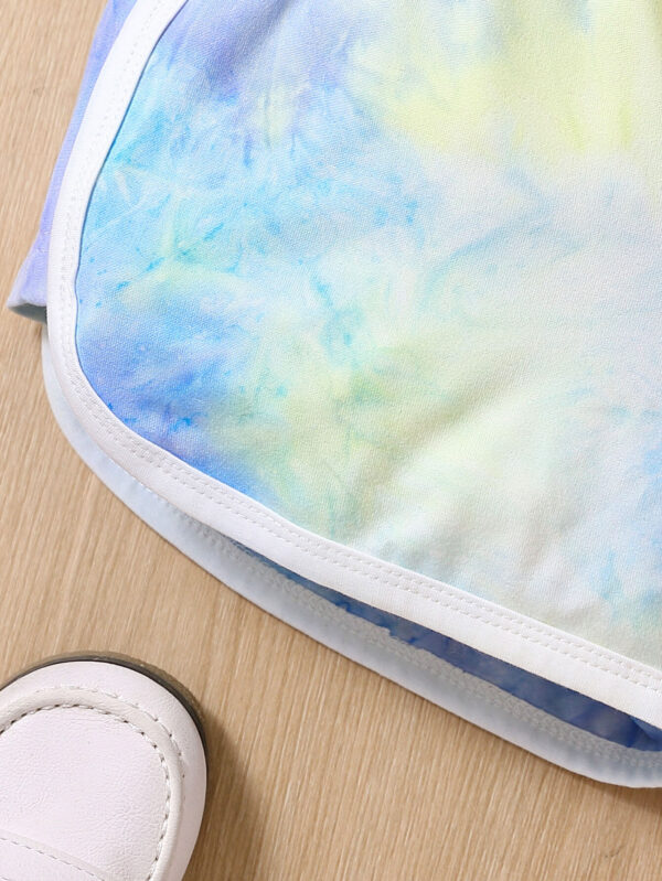 tie dye girls' shorts