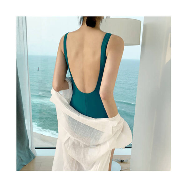 turquoise one piece swimsuit women swimwear