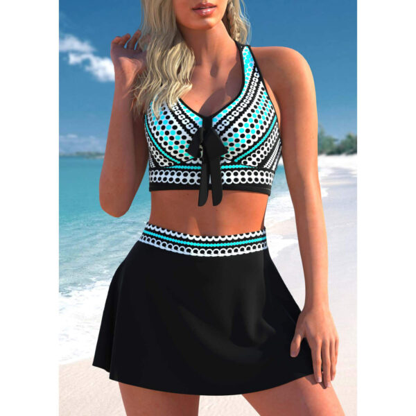 tankini with skirt women swimwear