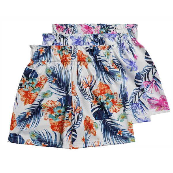 floral girl boardshorts