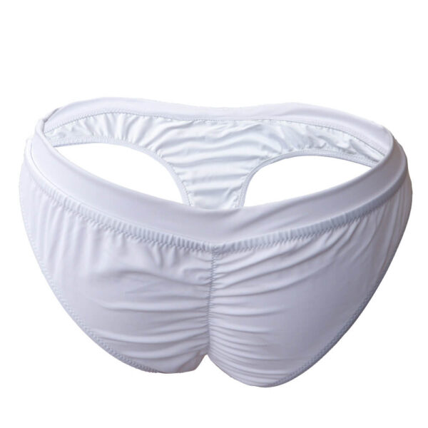 ruched/high cut/tummy control bikini bottoms women swimwear