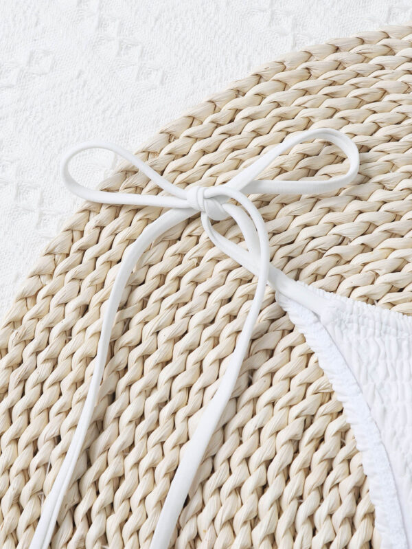 shirred/textured/smocked bikini bottoms women swimwear