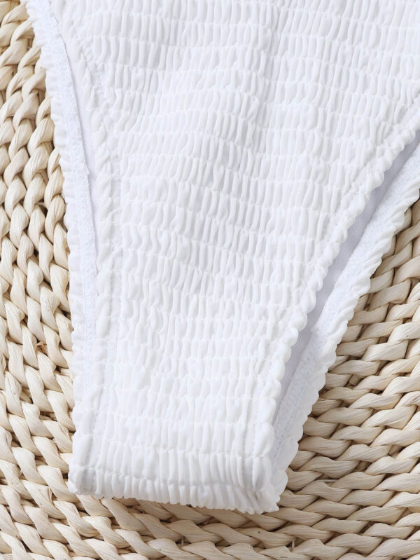shirred/textured/smocked bikini bottoms women swimwear
