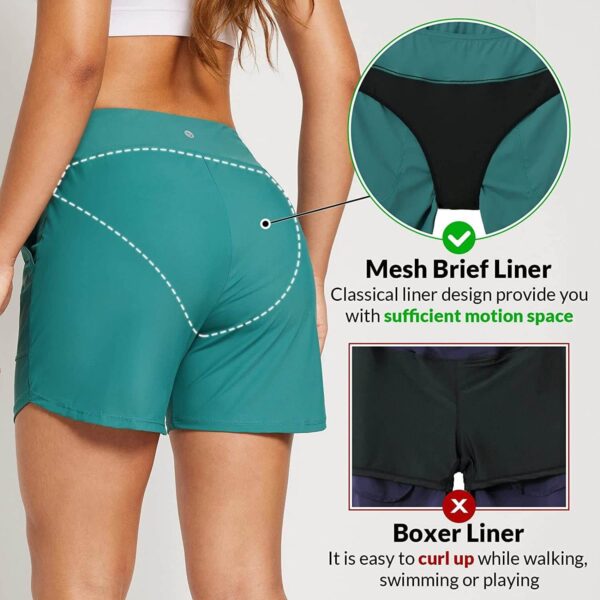 stretchy boardshorts womens